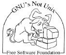  [slika GNU Hacker za tastaturom] 