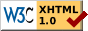 100%有效XHTML 1.0严格